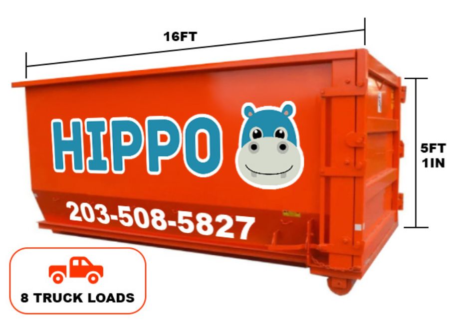 hippo new haven dumpster rental near me hamden ct